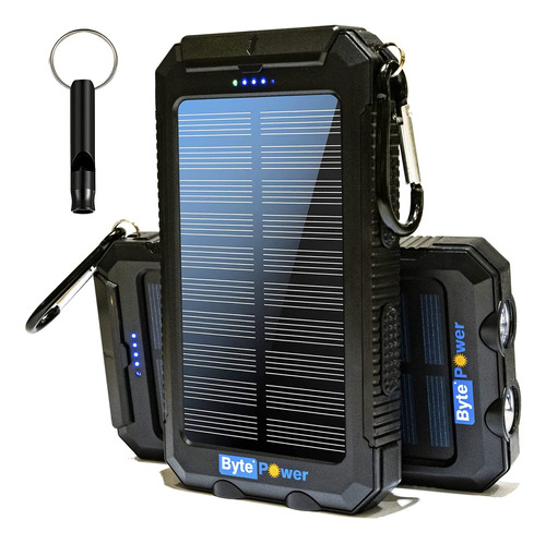 Cargador Solar De 20000 Mah, Cargador Solar Portatil Con Bru