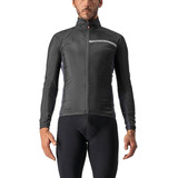 Jaqueta Corta Vento Castelli Men Squadra Stretch Light Black