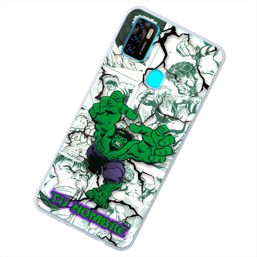 Funda Para Zte Hulk Personalizado Con Tu Nombre