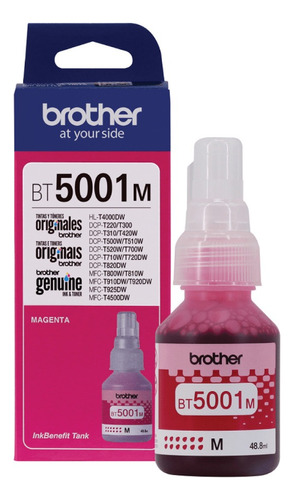 Tinta Brother Bt5001 Magenta Original Dcp T310 T510 T710