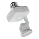 Soquete Com Sensor Presenca Qualitronix Teto E-27 Qa17m Branco