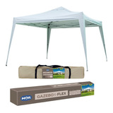 Tenda Gazebo 3x3 Articulado X-flex Branco Sanfonado Alumínio