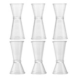 Vaso Medidor Bartender De Plástico Con Doble Punta, Vaso De