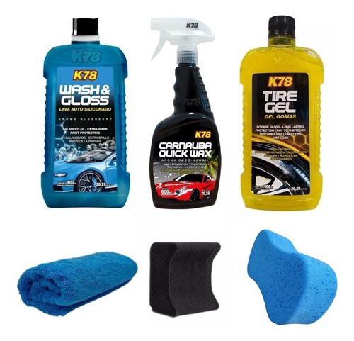 Kit Lavado Premium Autos Moto K78 Super Completo - Allshine