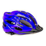 Capacete Absolute Nero Com Sinalizador Cor Azul Tamanho 58-62cm