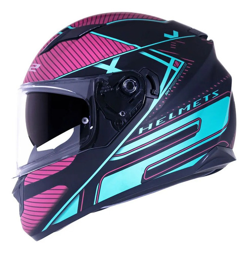 Casco Moto Integral Ls2 320 Stream Evo Level Doble Visor