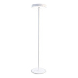 Lampara Pie Diseño Living Blanco Led Calido Charles Imdi