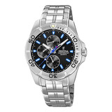 Reloj Para Hombre Festina Multifunction F20445/6 Plateado