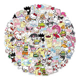 Stickers Autoadhesivo Sanrio Surtido X20 Hello Kitty Kuromi 