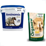 Kit Suplemento Vitamínico Aminomix Forte 2,5kg Organew 1kg