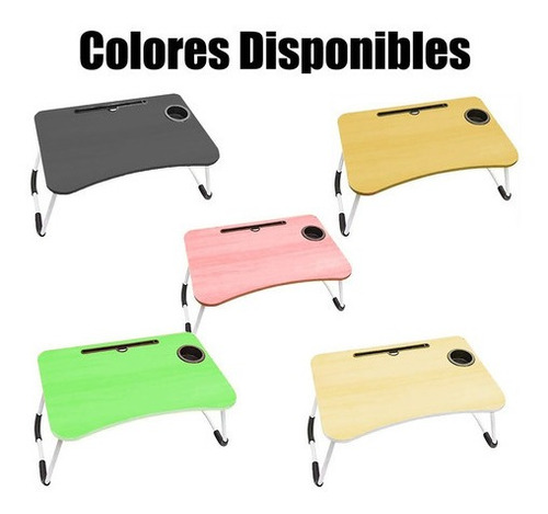 Mesa Portátil Plegable Para Notebook .tablet Con Porta Vaso