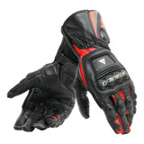 Guantes De Piel Dainese Steel Pro Negro/rojo