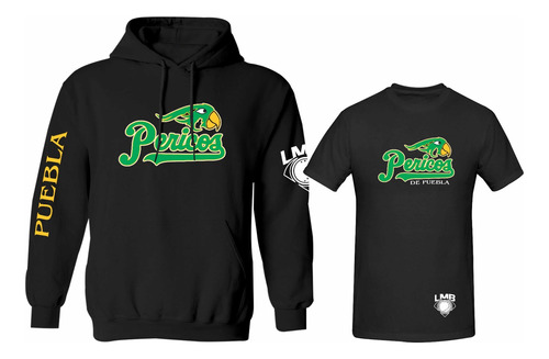 Kit De Sudadera + Playera Modelo Pericos De Puebla Estampado