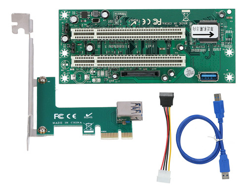 Adaptador Pci-e Express St46 Mini Pcie X1 A Elevador Pci Dob