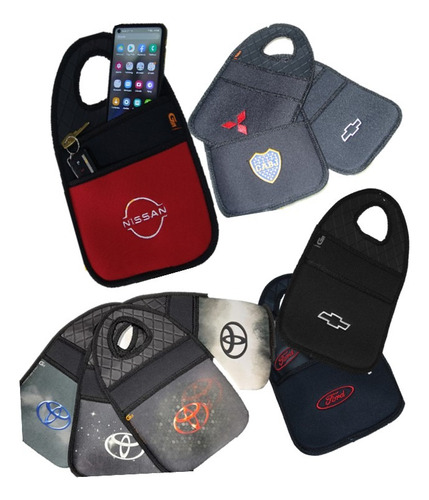 Ford 1 Bolsa Papelera + 2 Cubre Cinturones Acolchados 