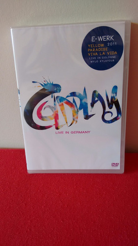 Coldplay Live In Germany E-werk 2011 - Dvd Original Lacrado