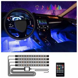 Led Neon Rgb Luz Interno C/controle-usb Carro Tuning