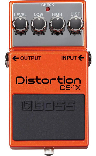 Pedal Boss Ds1x Distorsion De Guitarra Made In Japan Palermo Color Naranja