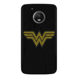 Funda Protector Para Motorola Moto Wonder Woman Dc 03