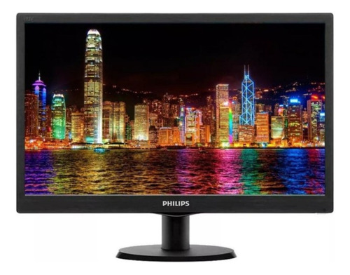 Monitor 19  Philips 193v5lhsbz Full Hd Vga/hdmi Negro 