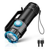 Lexall Small 1200 Lumens, Led Compacto Recargable Por Usb Co