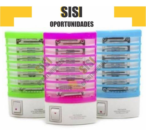 Farol Luz Mata Mosquitos Insectos Electrico 7 U Envio Gratis