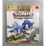 Jogo Sonic Generations (playstation 3 ,mídia Física)