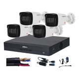 Kit 4 Cámaras 8mp 4k Bullet Audio  Dvr 4k H.265 Wizsense 