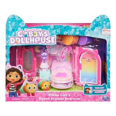 Gabby's Dollhouse Set Pillow Cat Habitacion De Gato Almohada Para Muñecas Y Accesorios | Envío gratis