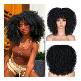 Peruca Organica Premium Cacheada Wig Aspecto De Natural Afro