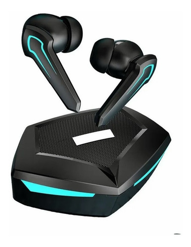 Audífono In-ear Gamer Inalámbrico P30 Negro Con Luz Led