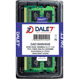 Memória Dale7 Ddr3 8gb 1600 Mhz Notebook 16 Chips 1.5 Kit 01