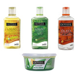 Kit Depimiel Loção Pré E Pós + Cera Vegetal + Óleo Removedor