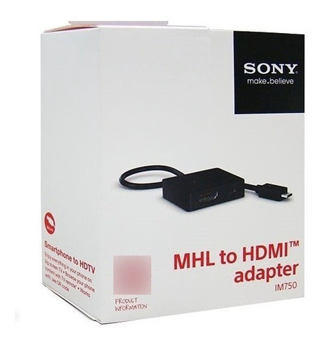 Adaptador Oficial Sony Im750 Mhl A Hdmi