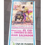 Poster Corrida Toro Antigua Afiche Torero Madrid España