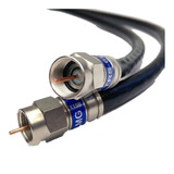 Cable Coaxial Rg-6 Con Campanas - 25 Metros