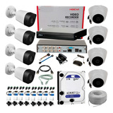 Kit Cctv Dahua Dvr 8ch + 8cámaras Metálicas 1080p+ Dad 2tb