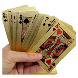 Cartas Remis Baraja Doradas Poker Durable Flexible