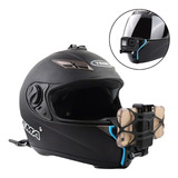 Base Soporte Casco Para Celular Motocicleta +control Remoto