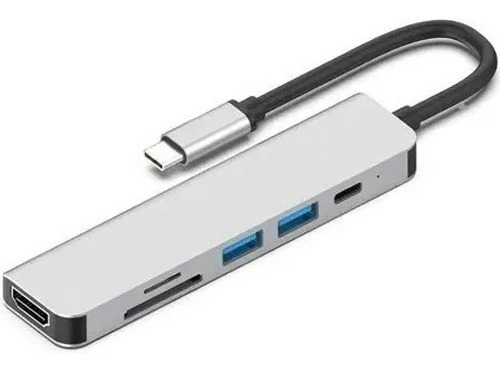 Cabo Adaptador Usb Tipo C Docker Hdmi 4k + Usb 3.0 Dell Xps