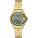 Relógio Orient Feminino Ref: Fgss0227 F2kx Casual Dourado