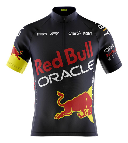 Camisa Ciclismo Msaculina Camiseta Blusa Ciclista Red Bull 