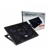 Cooler Para Notebook 12-17, 5 Ventiladores Alto Rendimiento