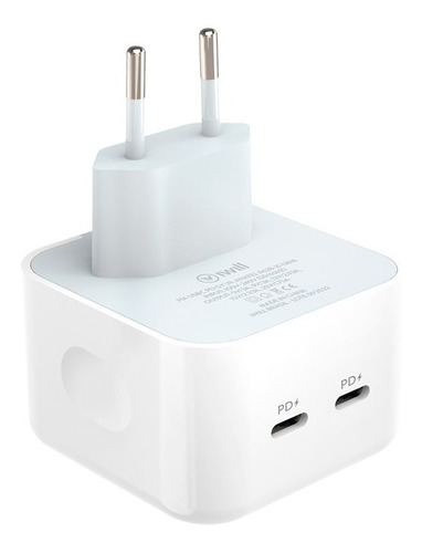 Carregador De Parede Iwill Com 2 Saídas Usb-c Pd 35w