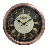 Reloj Pared Con Borde De Cobre Ctm