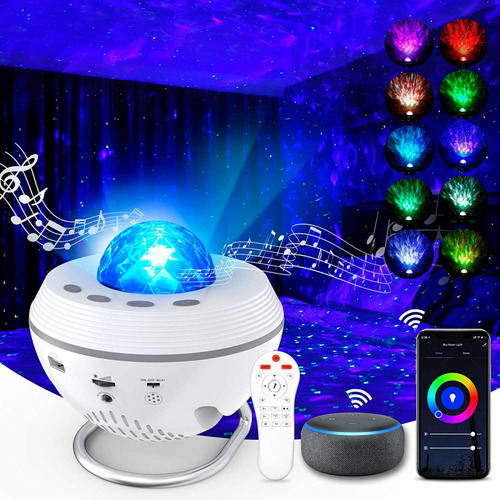 1 Proyector Galaxy Smart Led Wifi, Luz Atmosférica Nebulosa