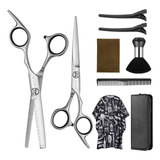 Kit De Tijeras Estilista Barbero Cabello Peine Accesorios