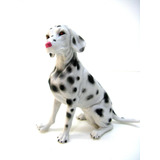 Juguete Animales Perro Dalmata Mascota Goma Mediano 59