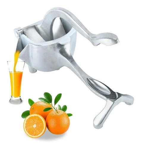  Exprimidor De Jugo Natural Manual Aluminio Naranja Frutas