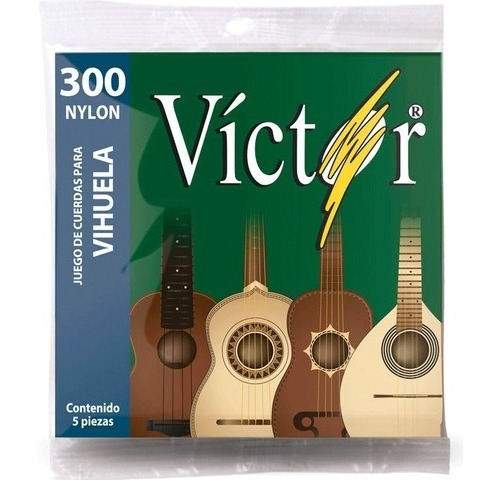 Cuerdas Victor Para Vihuela Vcvh-300 De Nylon